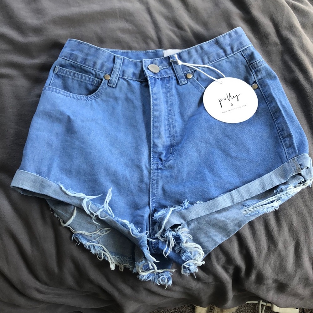 Princess Polly Hoodwink Denim Shorts